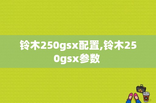 铃木250gsx配置,铃木250gsx参数 